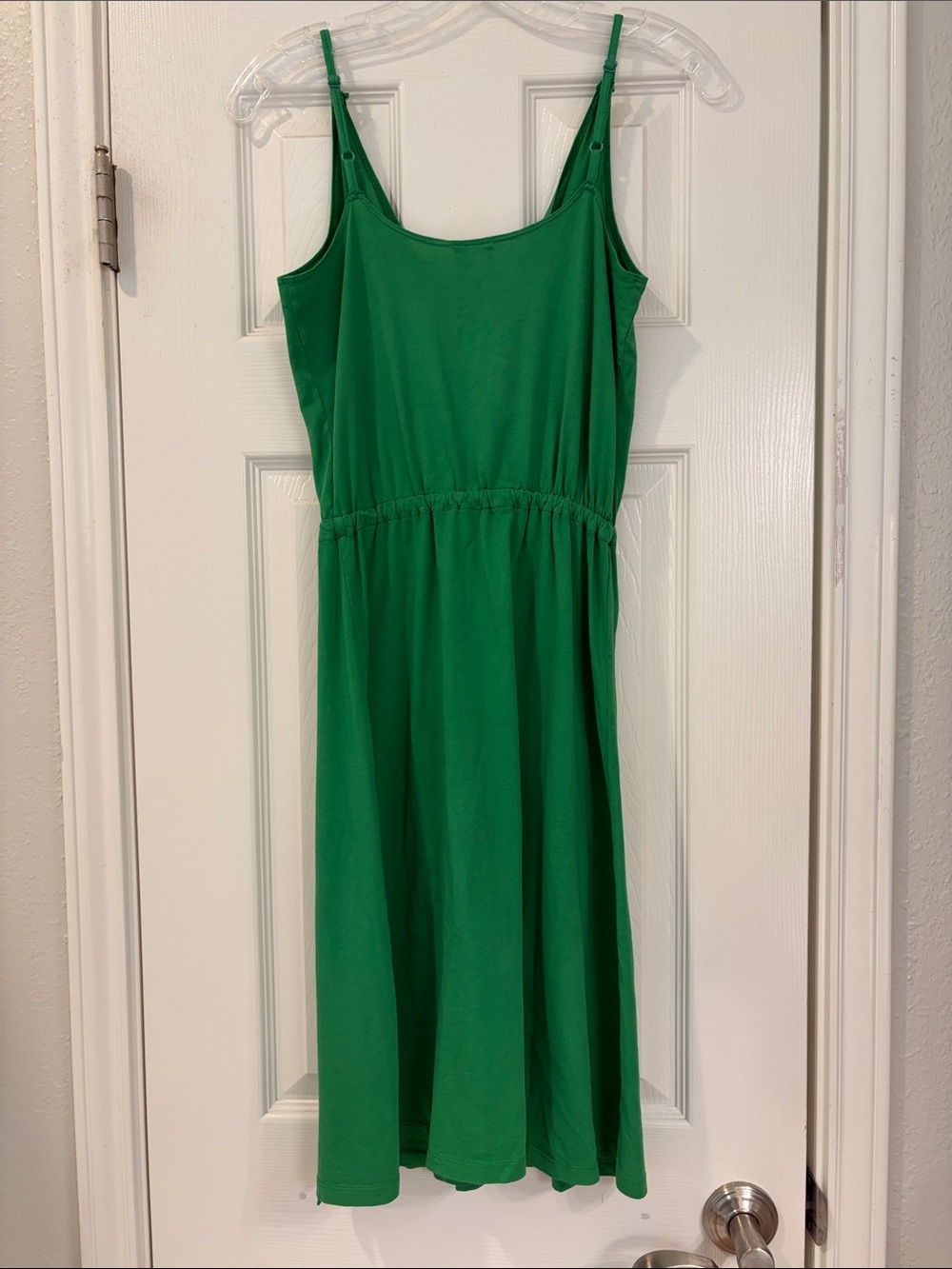 bobi Kelly Green Faux-Wrap Midi Dress - Picture 2 of 5